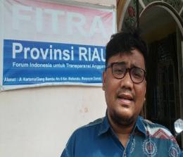 Manajer Advokasi Fitra Riau, Taufik.(foto: int)